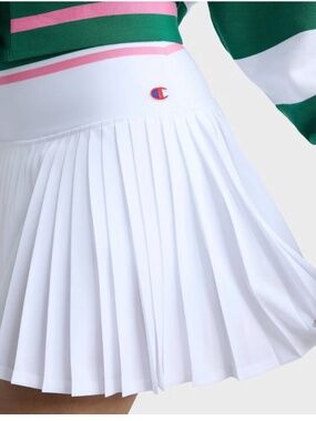 Champion Women's Collegiate Pleated Skort - White Size Small NWT